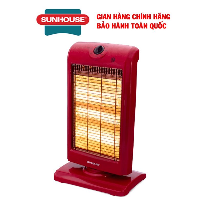 (Lỗi 1 Đổi 1)Sưởi Điện 3 Bóng Halogen Sunhouse Shd7016 Mới 100.0%
