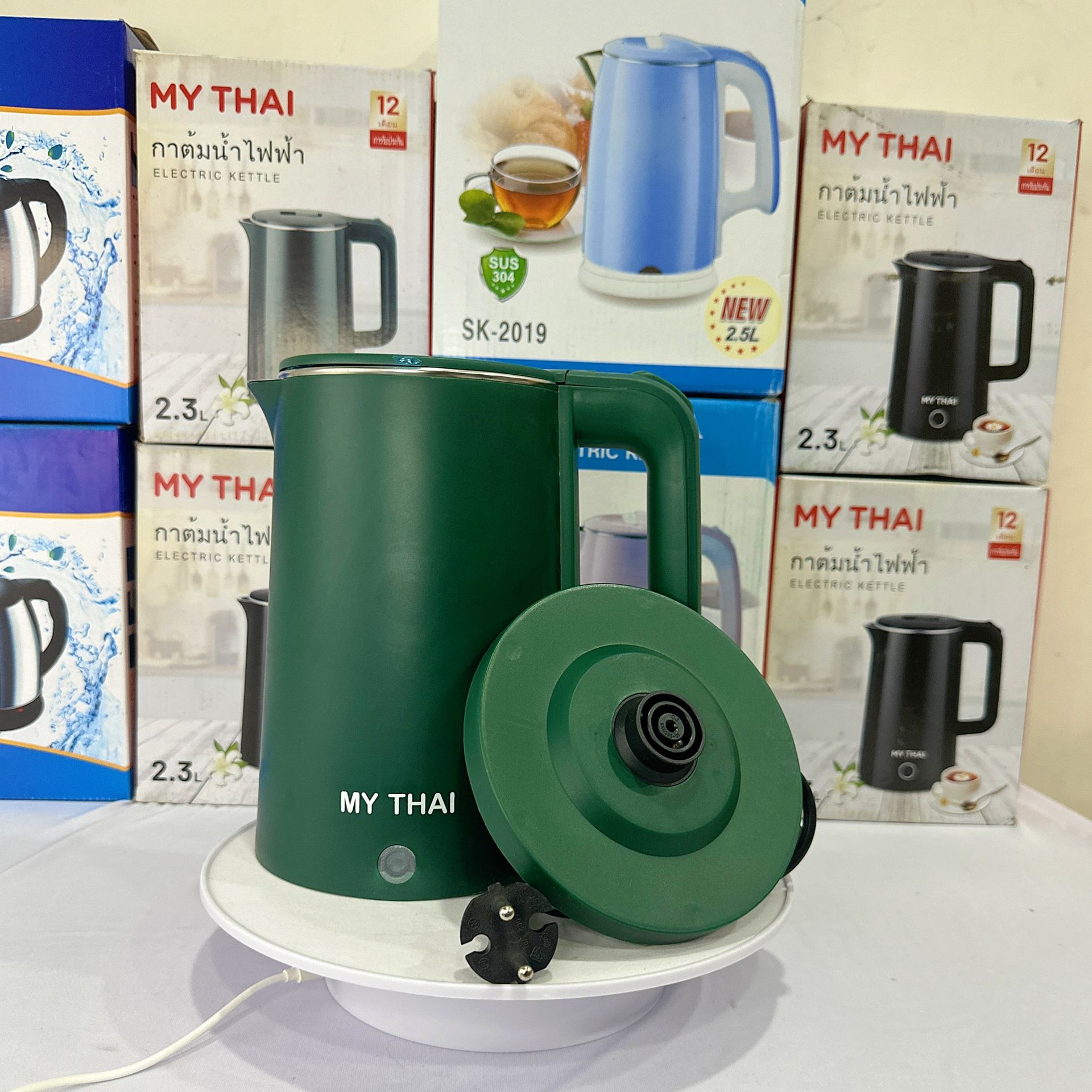 Ấm Siêu Tốc 2.3L, Bình Đun Nước Siêu Tốc Bằng Điện (Giao Màu Ngẫu Nhiên)