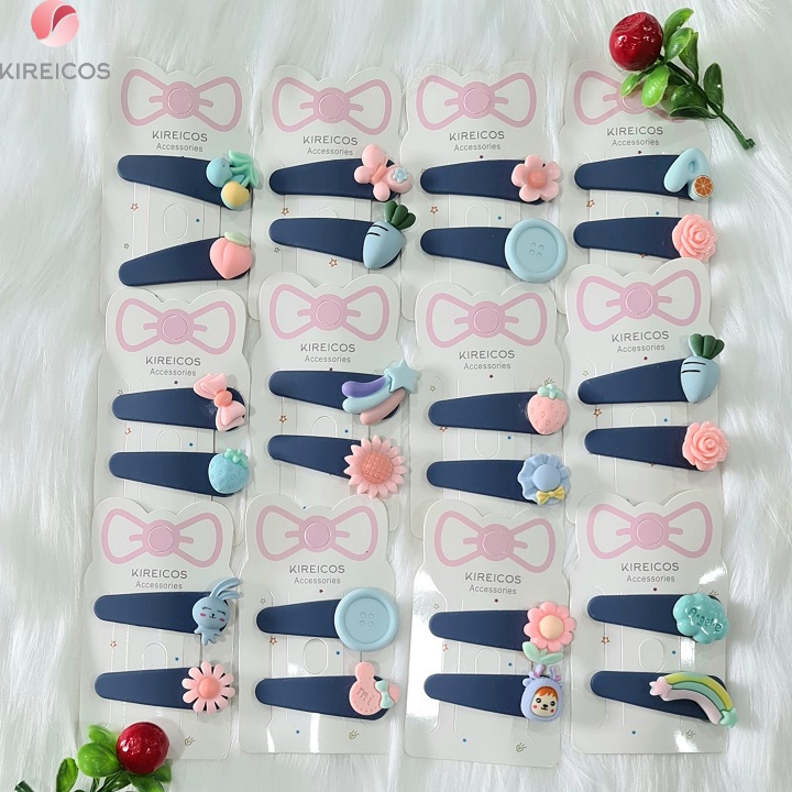 Set 2 kẹp mái nhựa nhám cho bé