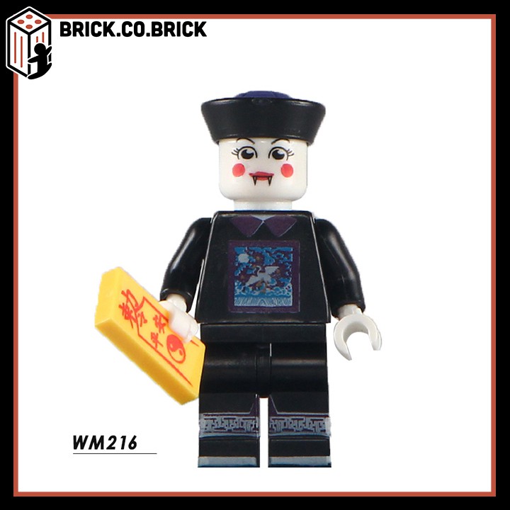 Đồ chơi lắp ráp mô hình và minifigures nhân vật cương thi zombie kinh dị halloweenen wm214 wm216