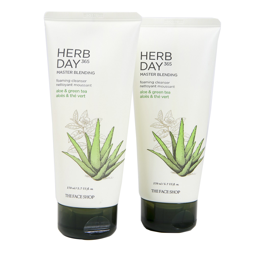 SỮA RỬA MẶT HERB DAY 365 CLEANSING NHA ĐAM 170ML