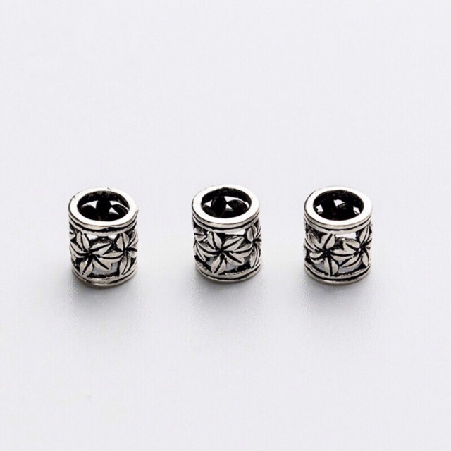 [S925] Charm bạc trụ bông hoa - MH237