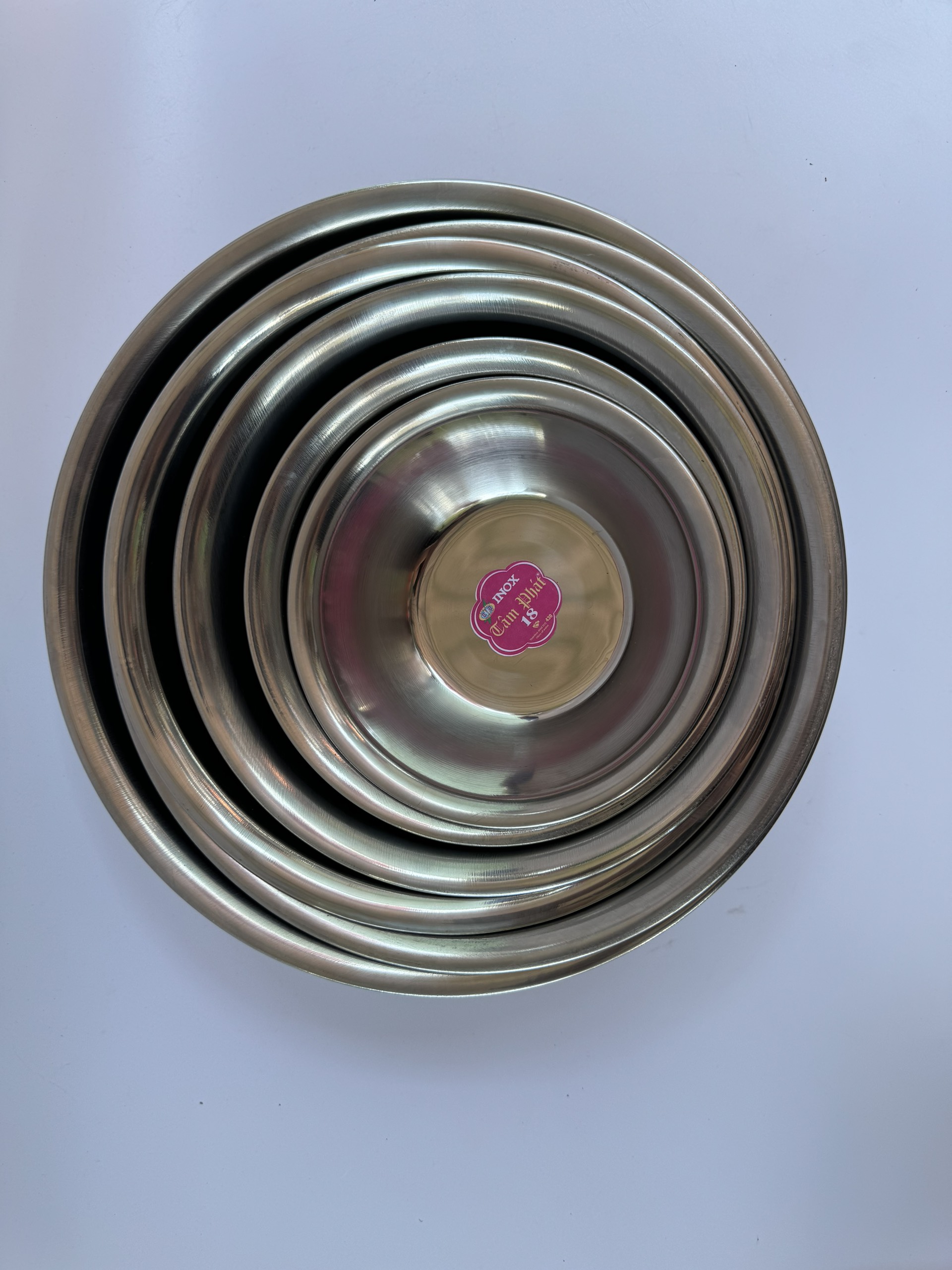 Thau inox sâu, dày đẹp