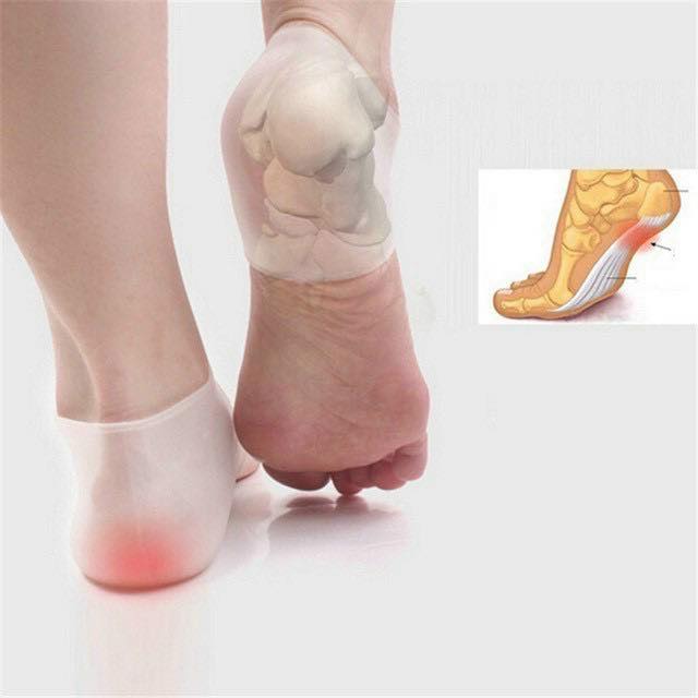 1 đôi bọc silicon bảo vệ gót chân ( đút gót chân vào trong)