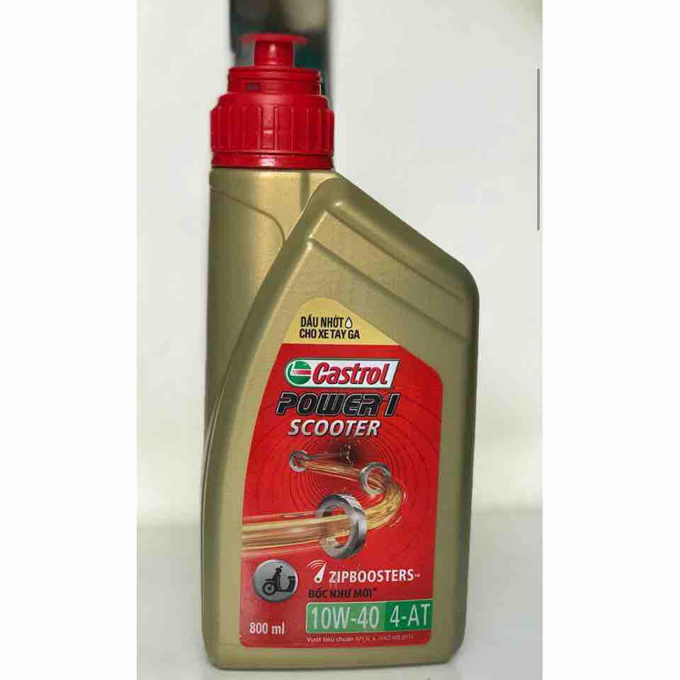 Nhớt tay ga CASTROL SCOOTER 10W40 800ml