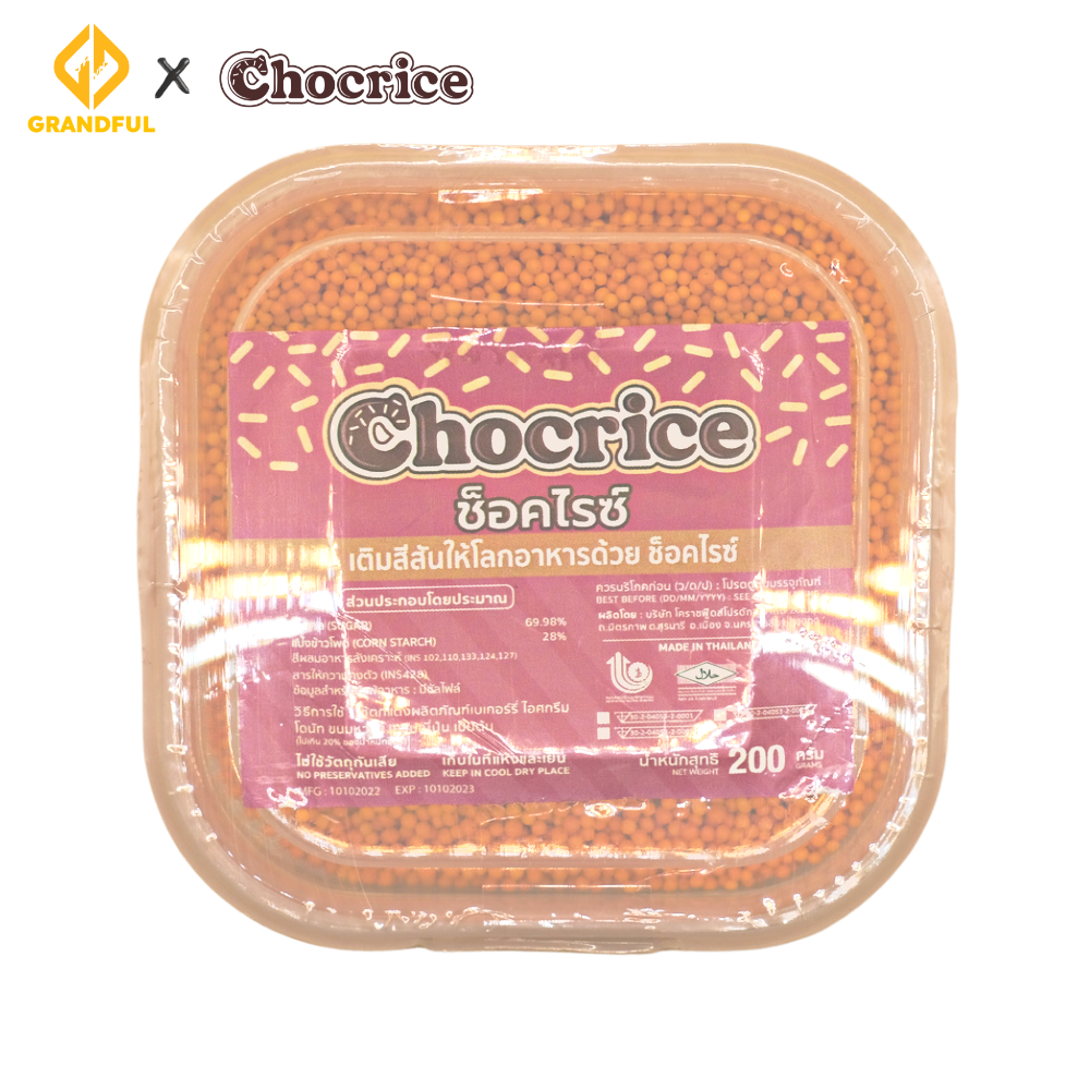 Cốm Màu CHOCRICE 200g Trang Trí Bánh Bakery