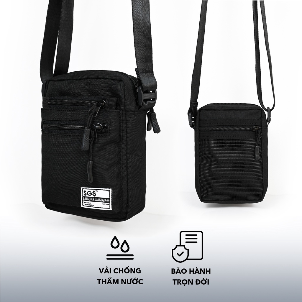 Túi Đeo Chéo Nam Nữ  SAIGON SWAGGER® SGS Double Zip Bag