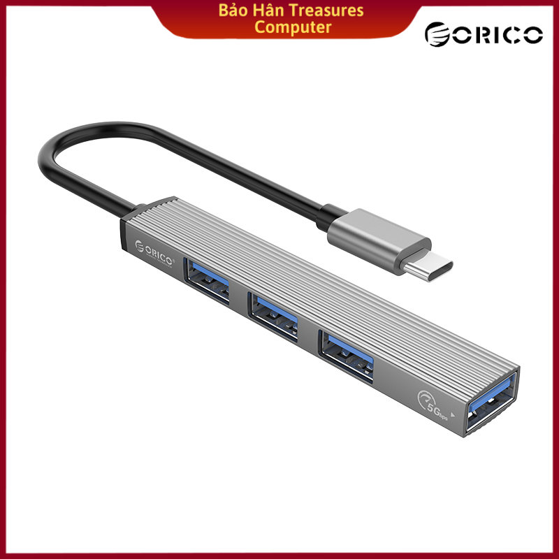 Ortho type c usb hub to 4 port usb 3.0 & usb 2.0 ah-13-gt-bp-original