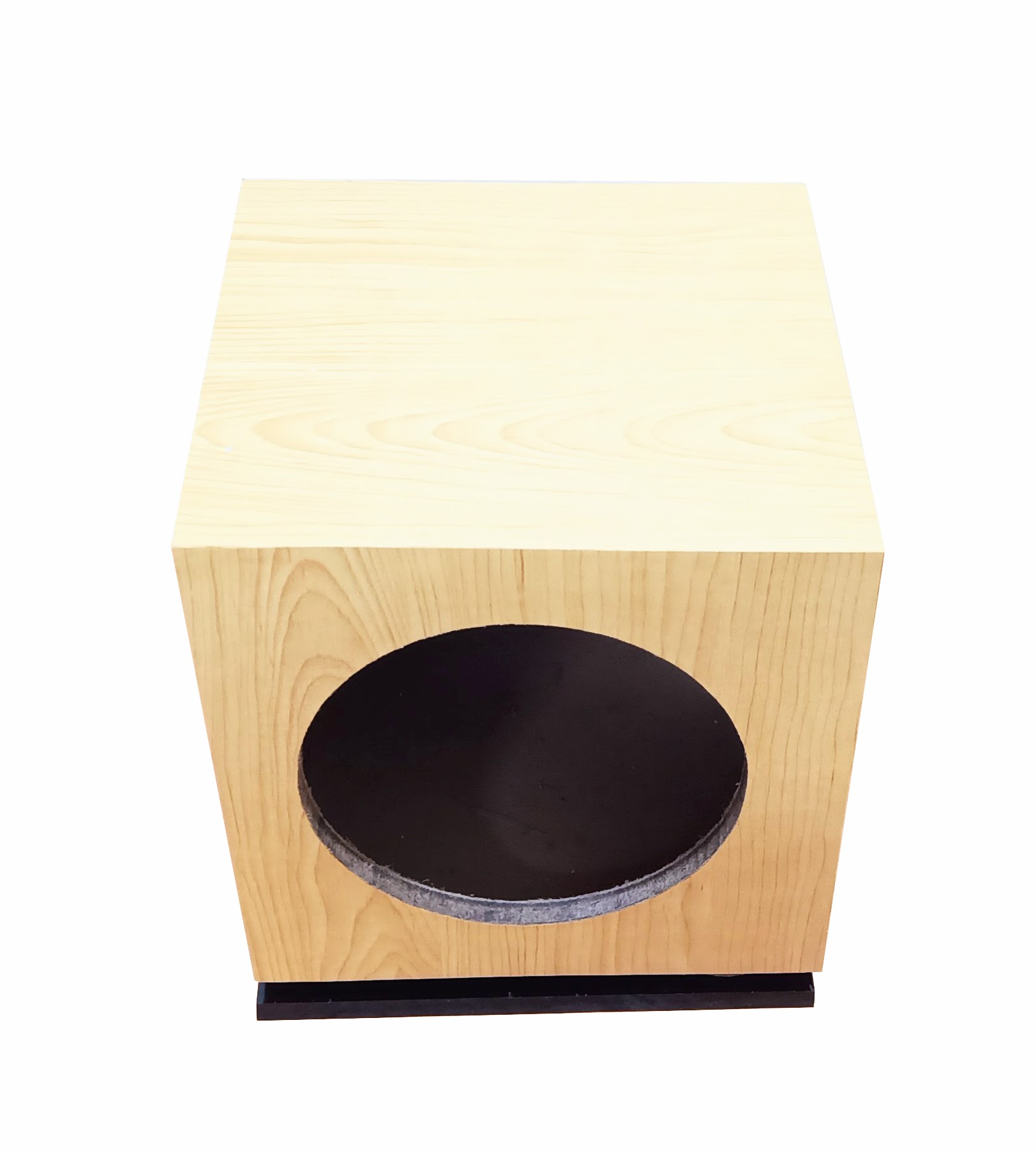 Vỏ thùng loa 10cm dạng sub có đế, dành cho loa 10cm