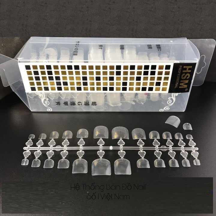Móng úp chân HSM hộp 500 móng