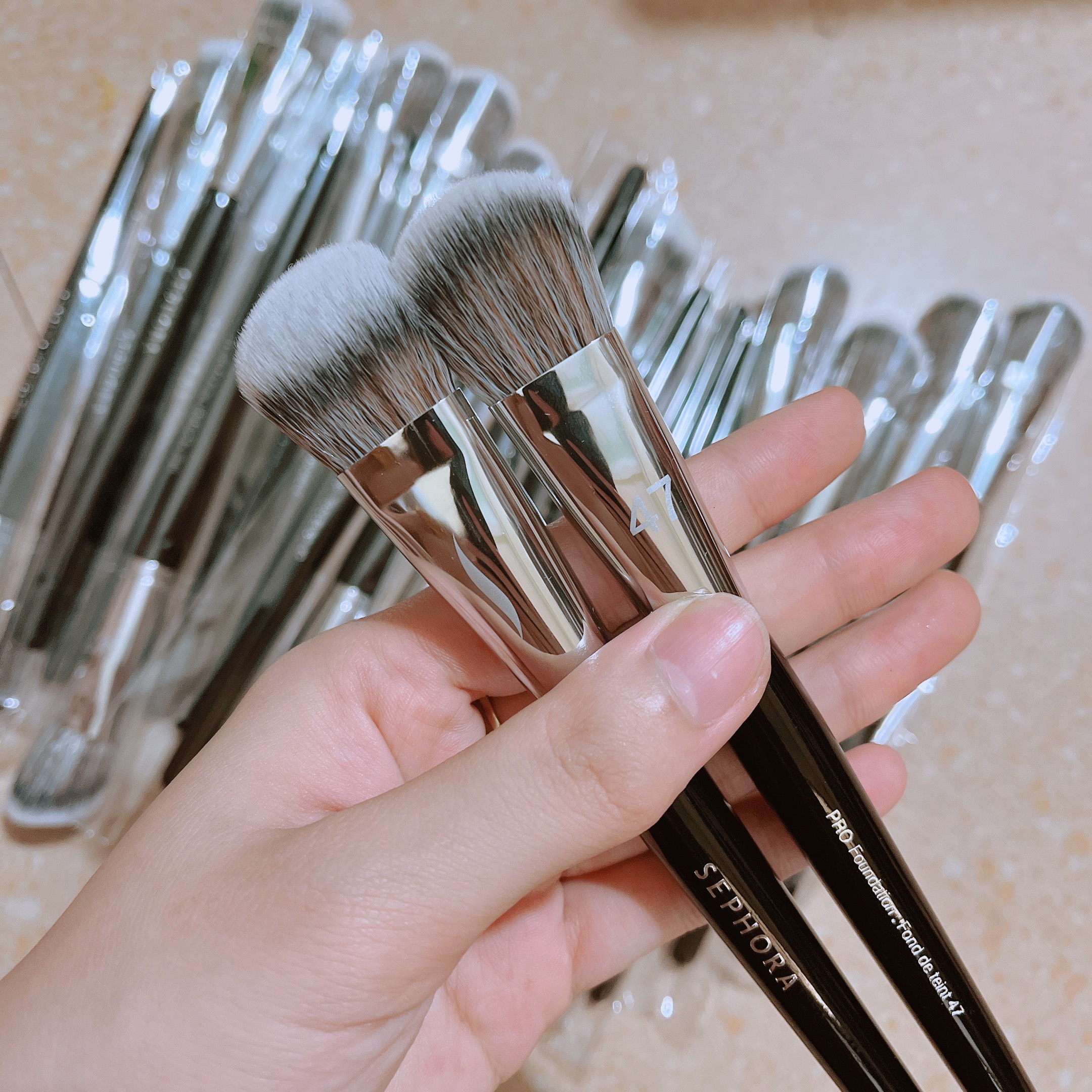Cọ Đánh Nền Sephora - Pro foundation.Fond de teint 47, Cọ Nền [Chính Hãng]