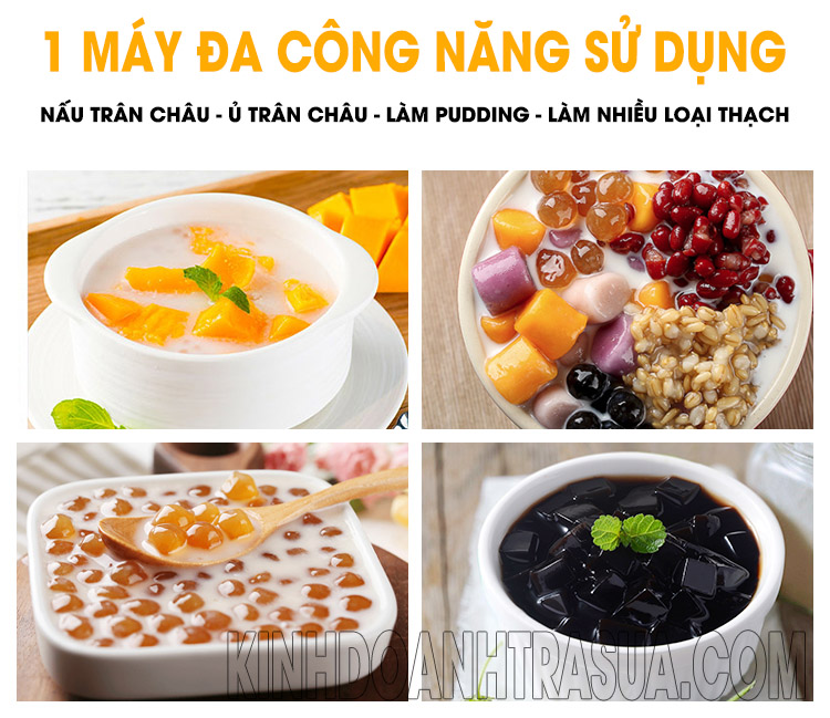 Nồi Nấu Trân Châu Tự Động 5L  [BH 1 Năm]