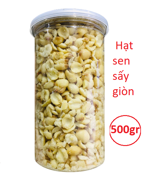 400g hạt sen sấy giòn vỡ đôi giòn ngon healthy