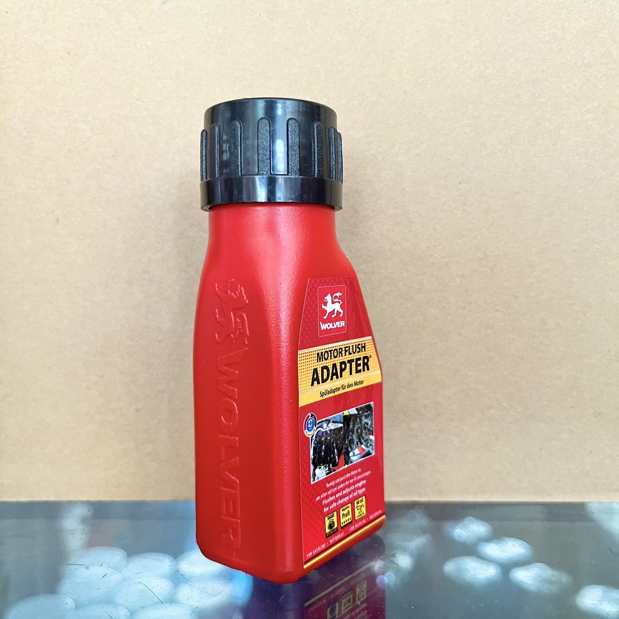 Wolver Moto Flush Adapter Engine Cleaning Solution 60ml for German Imported Motorcycles