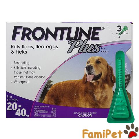 Nhỏ Gáy Trị Ve Rận Cho Chó Frontline Plus - (1 tuýp)