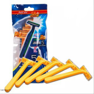 Dao Cạo Râu Razor Lưỡi Kép Tiện Dụng (1 BỊCH 5 CÁI)