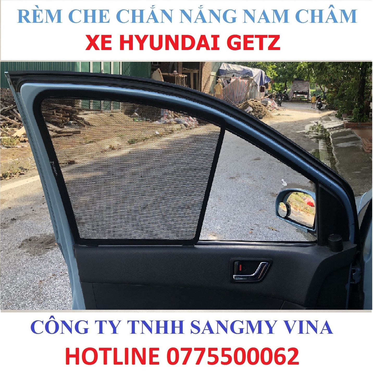 RÈM CHE NẮNG NAM CHÂM HYUNDAI GETZ