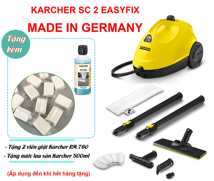 Máy làm sạch bằng hơi nước Karcher SC 2 EasyFix EU (1.512-050.0)
