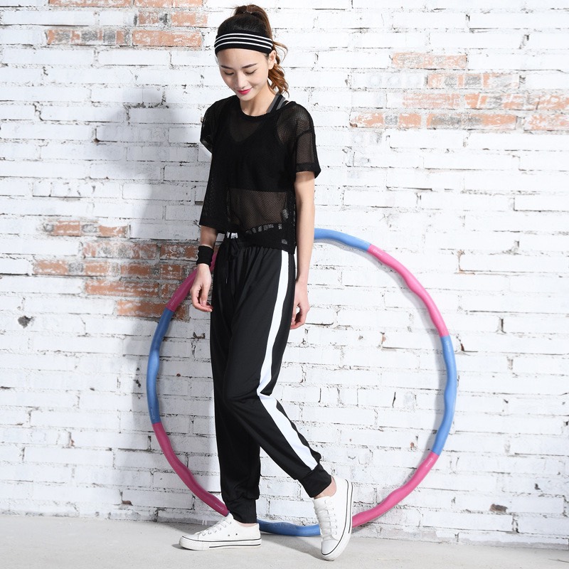 Áo Crop Top Lưới Nữ Mặc Ngoài Áo Bra