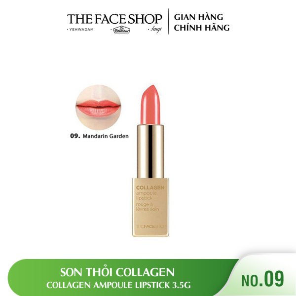 Son Thỏi THEFACESHOP Collagen Ampoule Lipstick 3.5G
