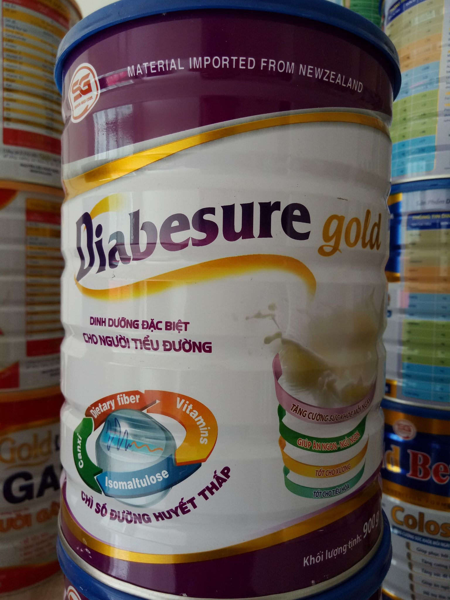 Sữa Dành Cho Người Tiểu Đường - Diabesure gold 900g