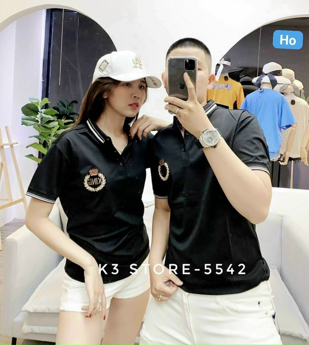 [HCM]Áo thun nam nữ polo tay ngắn đơn giản - áo thun nam nữ ngắn tay cổ bẻ chất thun đẹp tay phối viền - áo thun nam nữ thiết kế đơn giản dễ phối đồ thời trang cao cấp Thỏ Tây Shop94 TS1005542