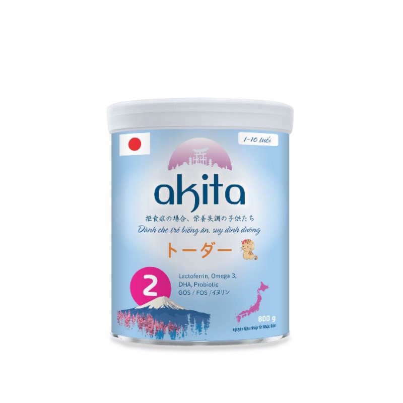 sữa AKITA 2 bò 800g