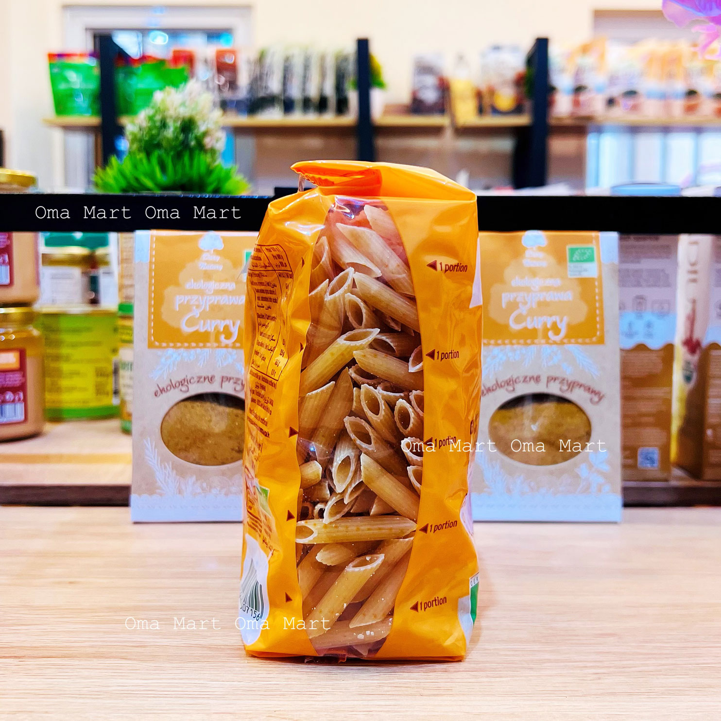Nui ống bán lứt hữu cơ Markal 500g