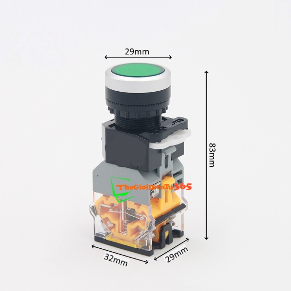 NÚT NHẤN NHẢ KHÔNG CÓ ĐÈN LA38/203209B