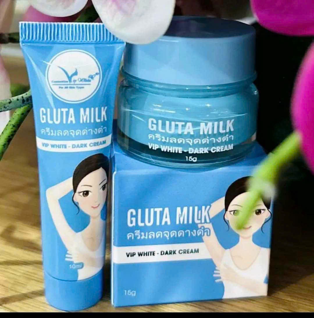Gluta Milk Kem Giảm Thâm Khử Thâm Nách Gluta Milk, tặng kèm tuýp kem dưỡng trắng
