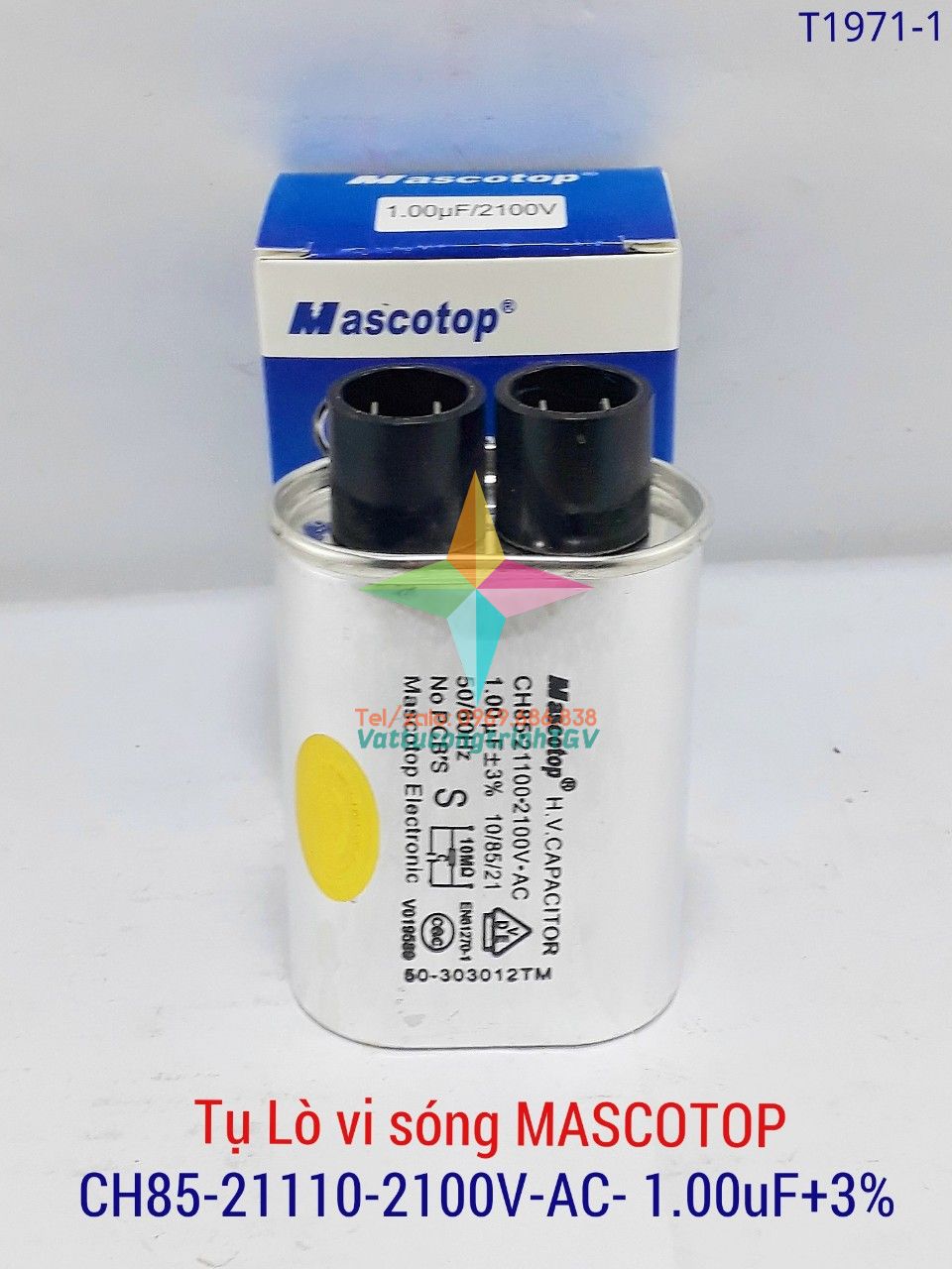 Tụ lò vi sóng mascotop ch85-1.00uf+3%