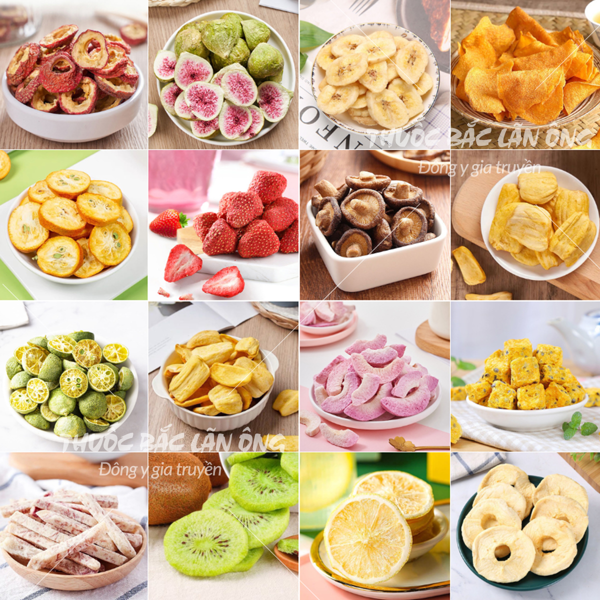 Sơn tra thái lát 100g (Táo gai sấy khô, pha trà hỗ trợ tiêu hóa) - Lãn Ông