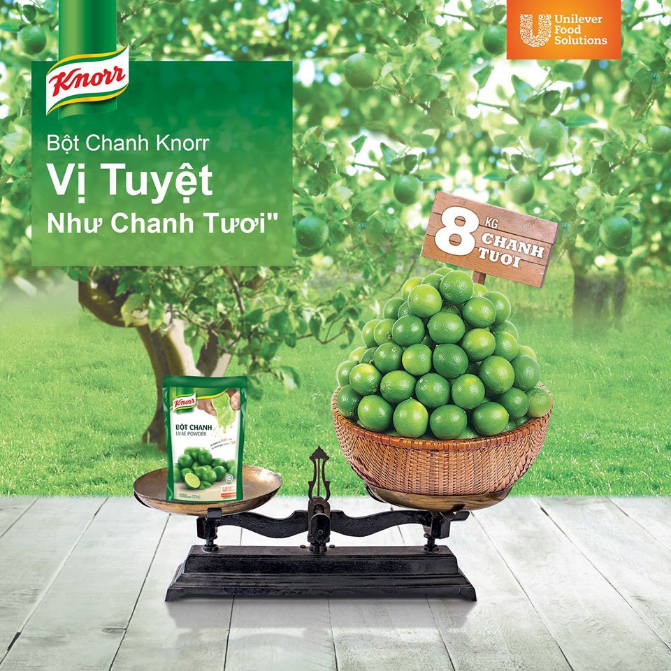 Bột chanh Knorr 400g