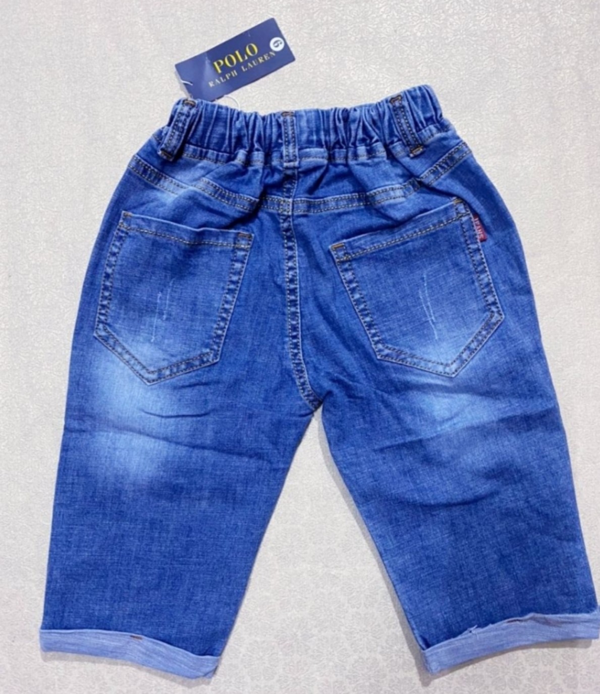 Quần jean lửng cho bé size đại