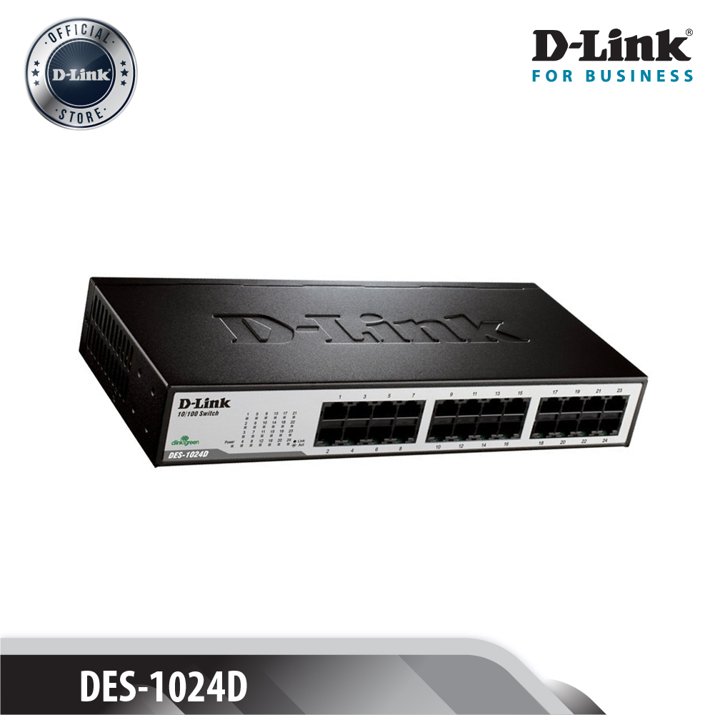 D-LINK DES-1024D Bộ chia cổng mạng 24 cổng 10/100