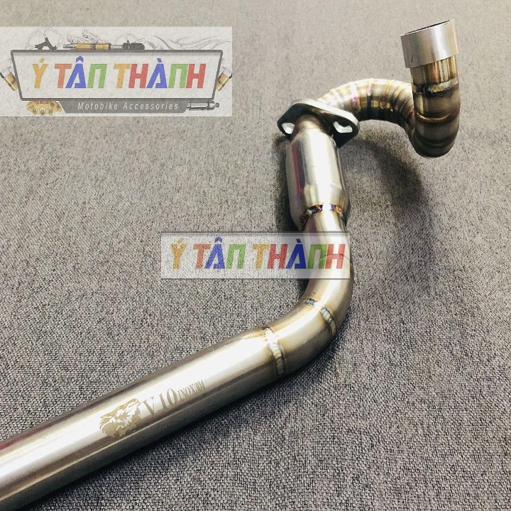 Cổ Pô Inox 304 Bầu Hơi Wave Nhỏ,Wave A 2019