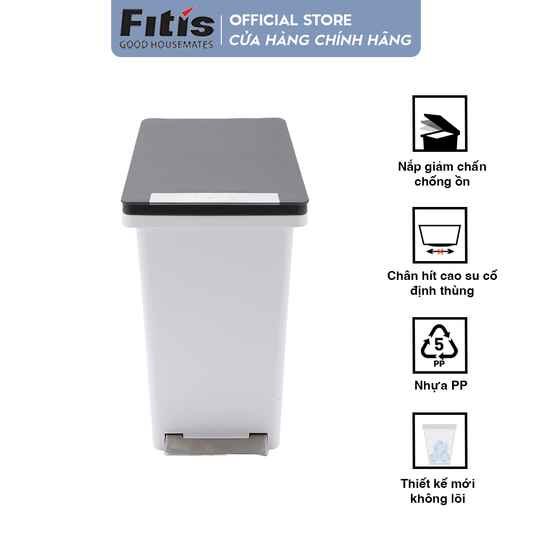 Thùng Rác Fitis Compact Bin - 10L