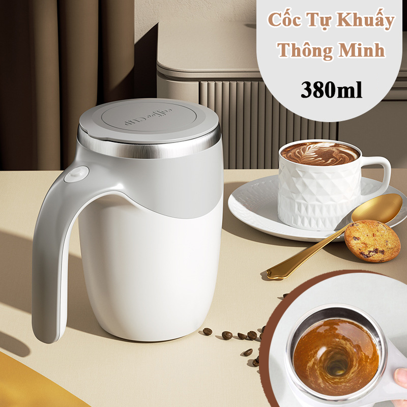 Cốc Tự Khuấy Từ Tính Tiện Lợi Trong Mỗi Lần Pha Đồ Uống - Ly Khuấy Thông Minh 2024
