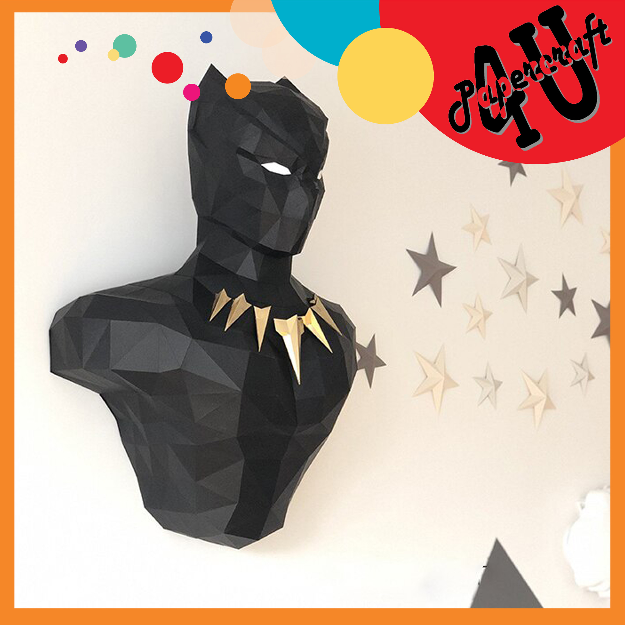 Mô hình giấy 3D  treo tường các nhân vật Marvel