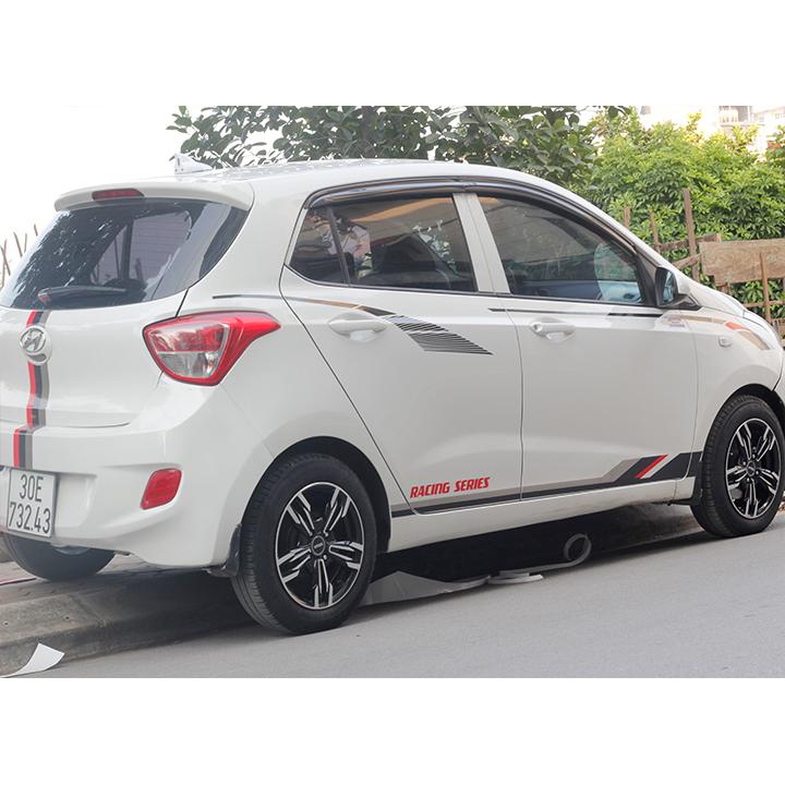 Tem dán sườn xe i10 hatback