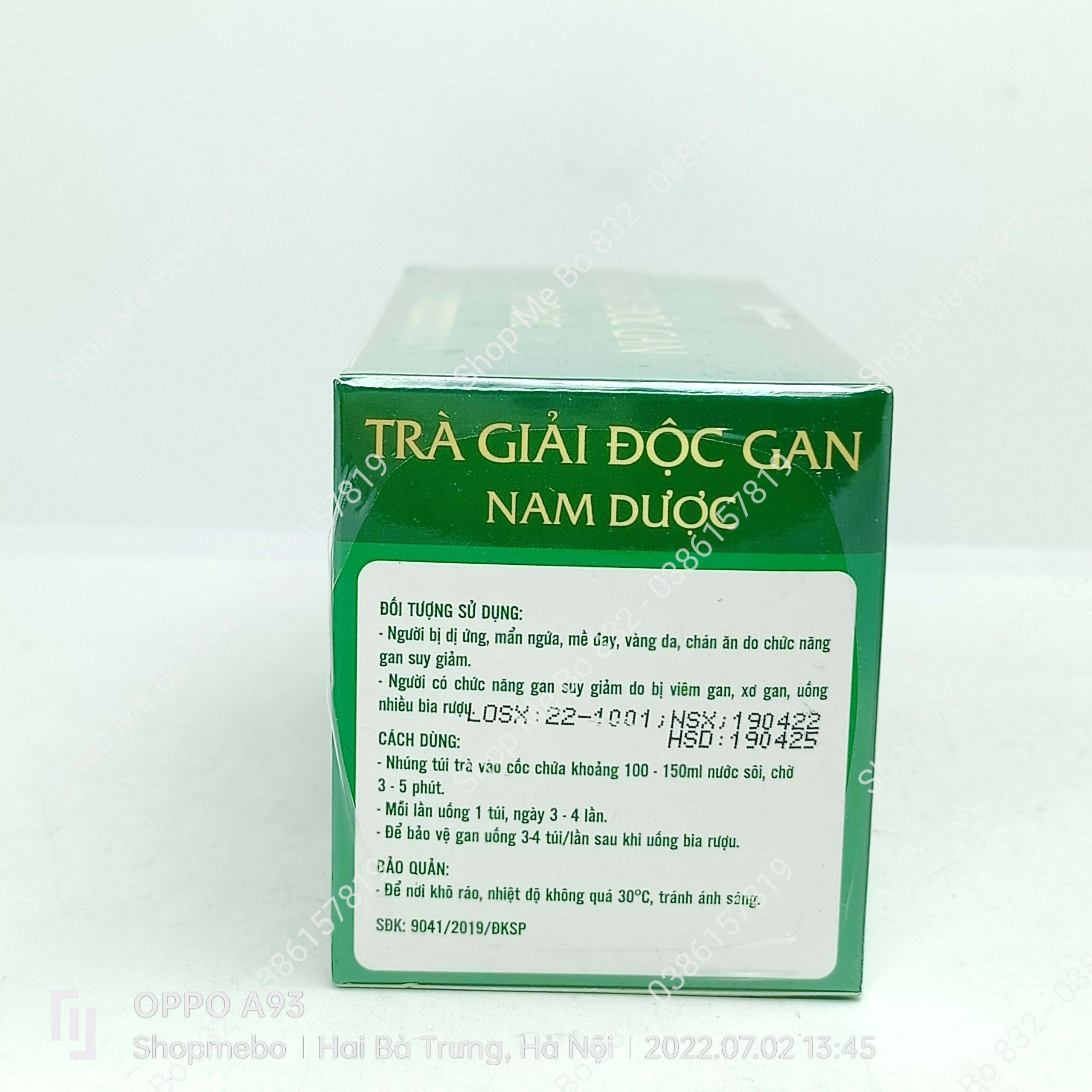 Trà giải độc gan Nam Dược