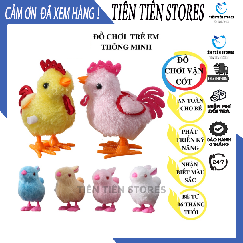 Gà con vặn cót biết chạy cho bé, Gà con chạy cót.