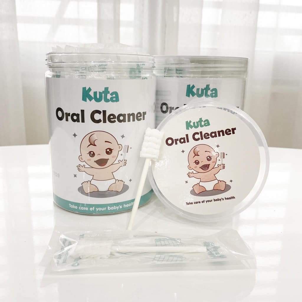 Rơ lưỡi vô trùng, gạc răng miệng cho bé Kuta