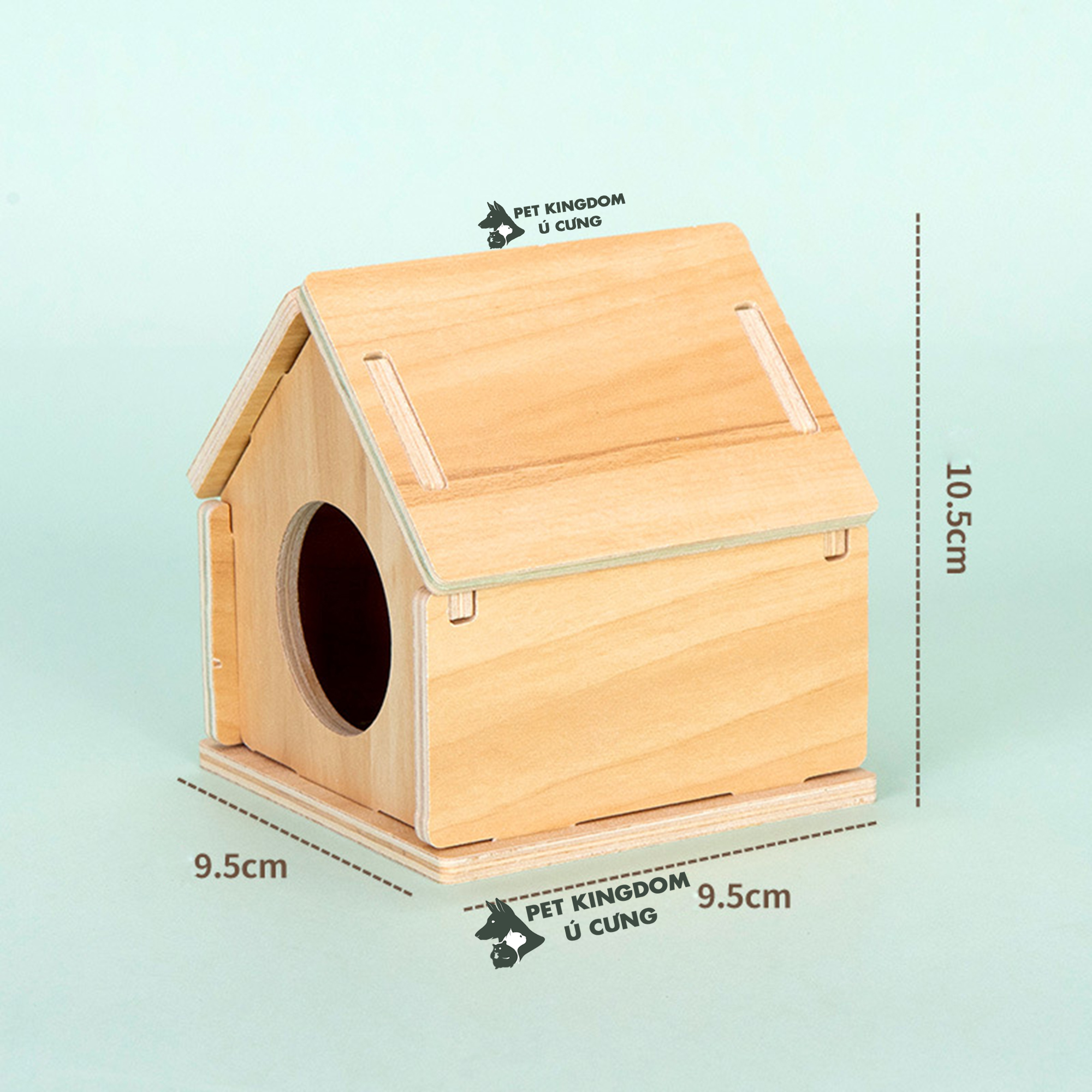Nhà ngủ gỗ hamster nhiều hình cho hamster