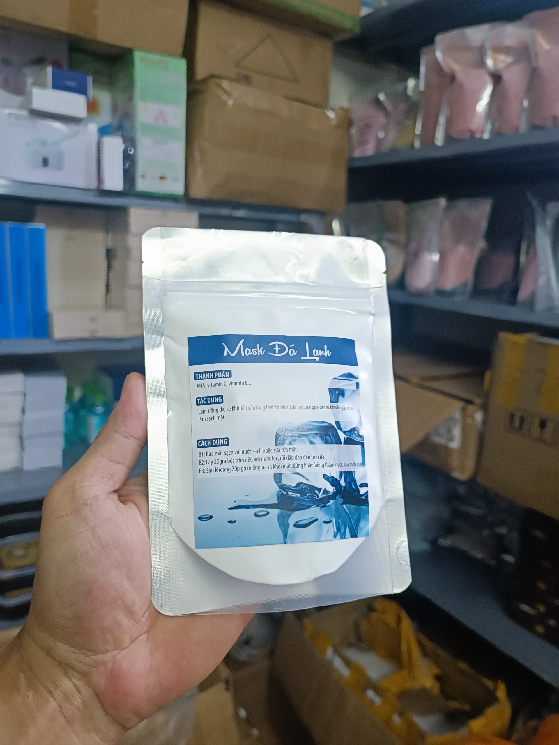 100g mặt nạ đá lạnh chăm sóc da