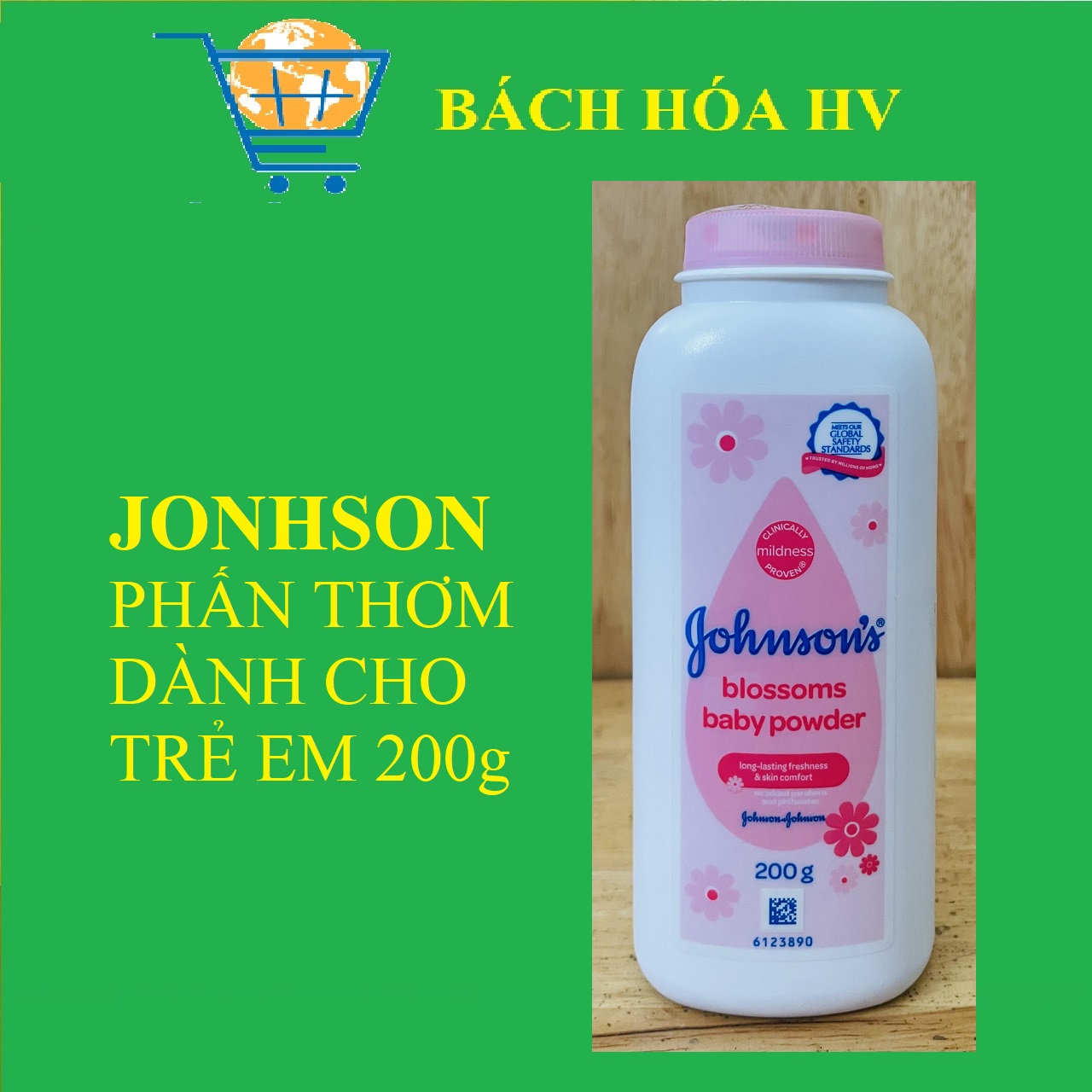 JOHNSON Phấn Thơm dành cho Bé 100g & 200g - BACH HOA HV