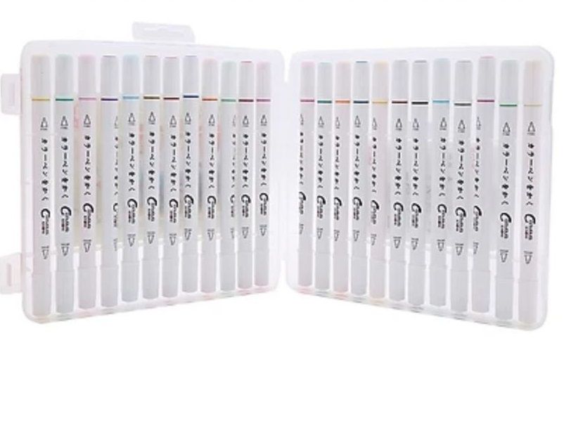 Bút lông màu hai đầu marker Cenvava - Mini 0901