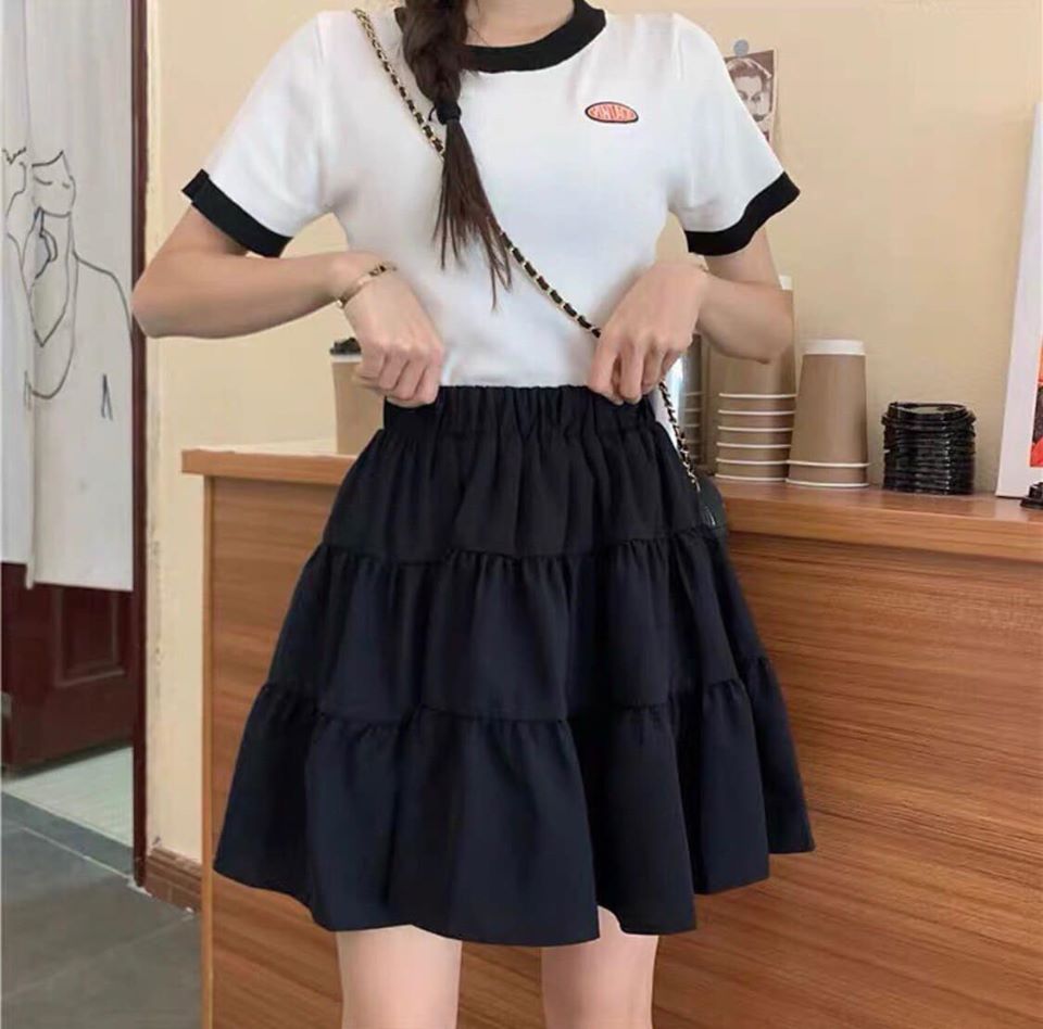 (ẢNH THẬT) CHÂN VÁY TẦNG 2 LỚP, MINHQUANG 2017