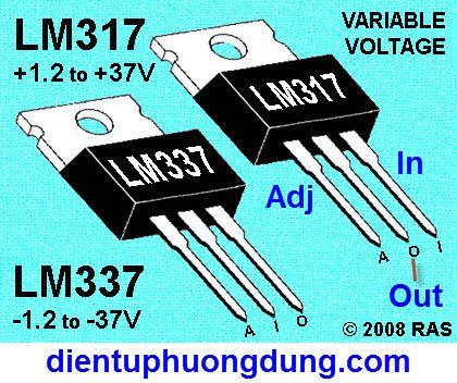 5 con ic ổn áp LM317