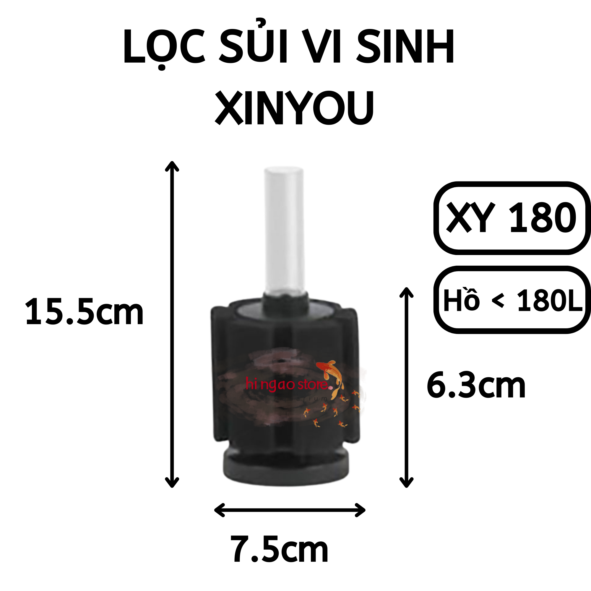 (Get 1m wire, 1 reducing valve) xy-180, xy-280, xy-380-xy180, xy280, xy380 aquarium accessories | Hingaostore.